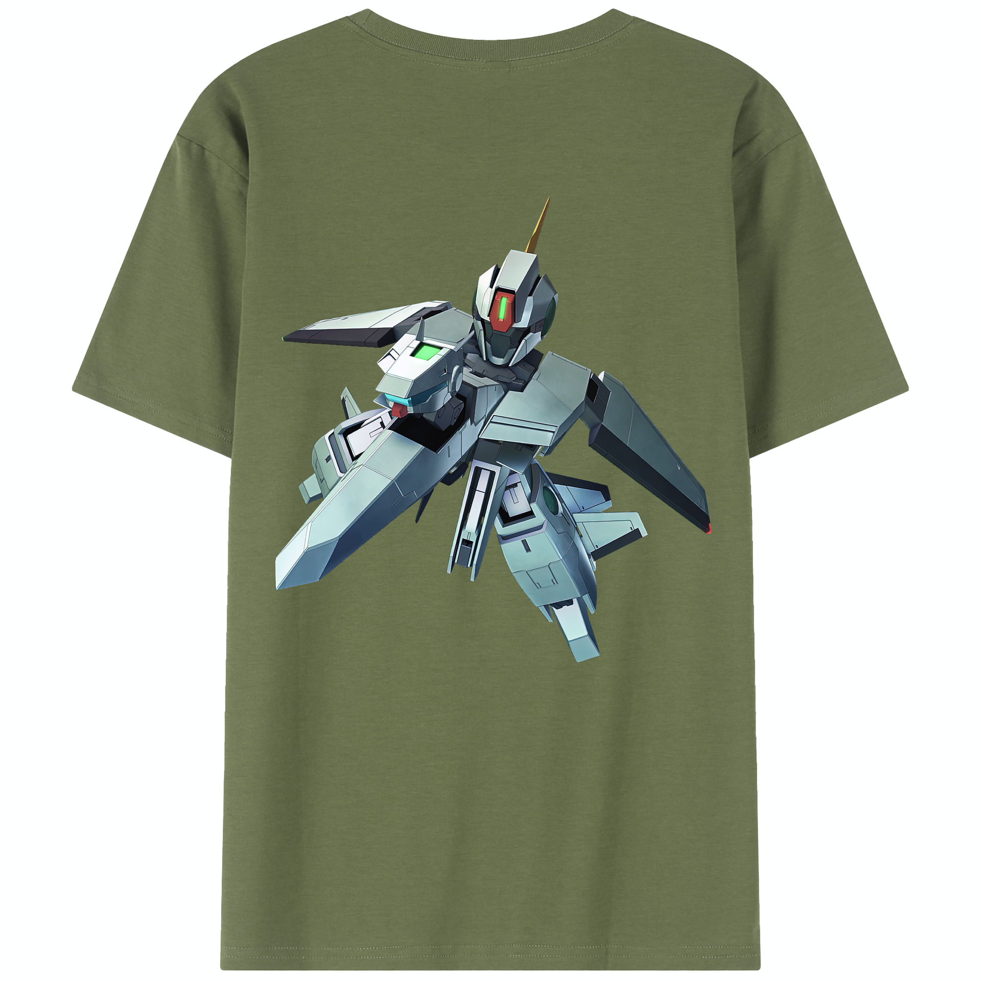 （画像用） 機動戦士ガンダム Mobile Suit Gundam 綿100％半袖Tシャツ（背面プリント）